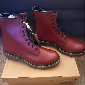 Dr. Martens  1460 8 Eye Boot in Cherry Red